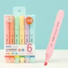 Pastel Macaron Highlighter Set (6 pcs)