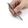 S1b1180ffcd9e481ca6a61a0dfd613e05r.webp Mini Stainless Steel Pocket Pen with 10 Refills
