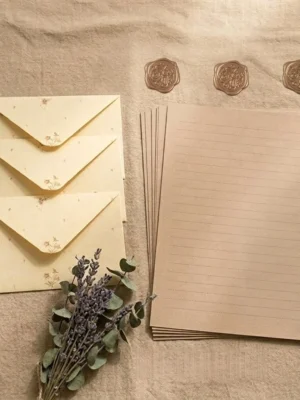 Vintage Floral Letter Paper & Envelope Set (16 pcs)