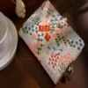 Embroidered Cotton Linen Thread-Bound Notebook