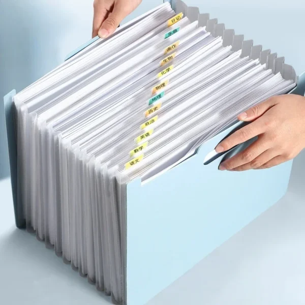 S2f13d91ec88345ca9a9402f421651a56U.webp 13-Pocket Expanding A4 File Organiser