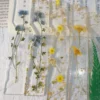 Pressed Flower Resin Bookmark with Tassel