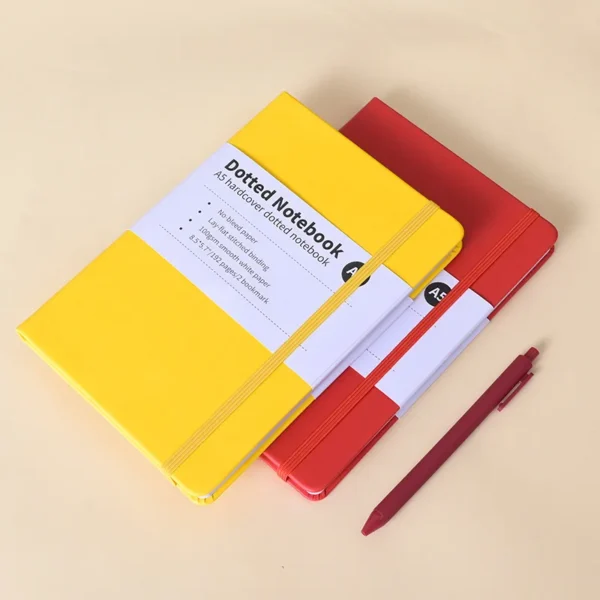 S39d74aa761f044288618a7b7df4d53b5S.webp Classic Hardcover Dotted Journal A5 (192 Pages)
