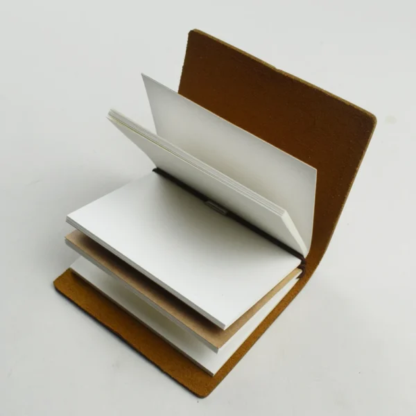 Handmade Cowhide Leather Pocket Notebook