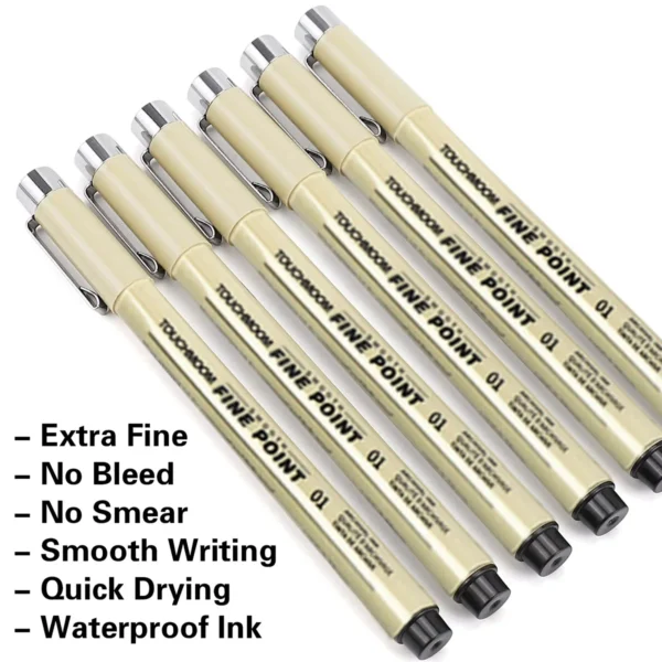 Hook Needle Fineliner Pen Set