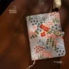 Embroidered Cotton Linen Thread-Bound Notebook