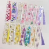 Pressed Flower Resin Bookmark with Tassel