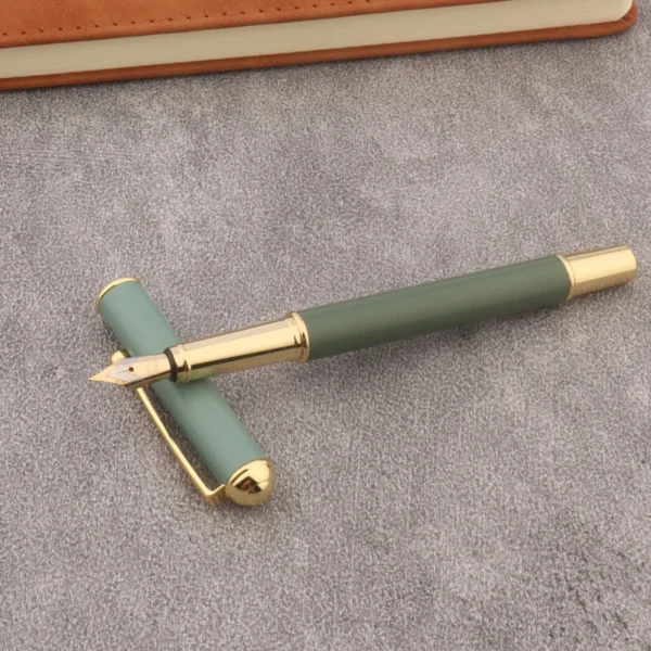 Matte Green Metal Fountain Pen
