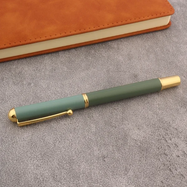 Matte Green Metal Fountain Pen