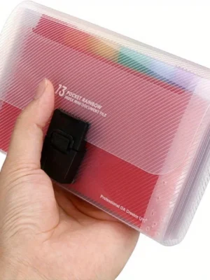 A6 Receipt & Card Expanding Wallet (13 Pockets)