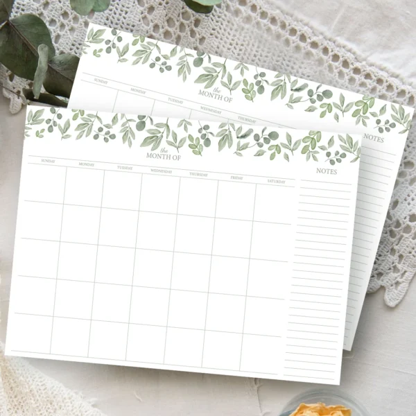 S6720d8c15c164d20a718d6ff4a53147eK.webp A4 Undated Monthly Planner Pad (24 Sheets)