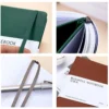 Handmade Leather Cover Dotted Notebook A5