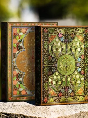 S94e96a5c6e904395bbe29515899dd746q.webp Gold Foil Floral Hardcover Diary