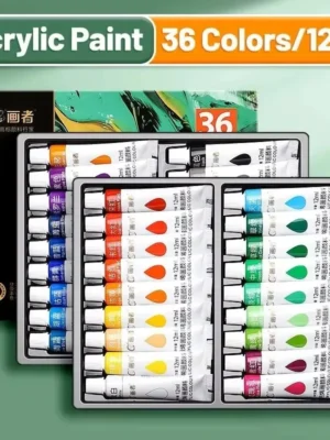 S98aade25a1c04197ad45e8d9546630ea9.webp Portable Acrylic Paint Set