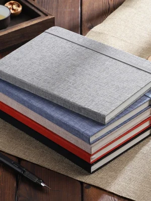 Sa009509838444a9abf8430586d641aa8c.webp Linen Hardcover Notebook A5 (200 Pages)