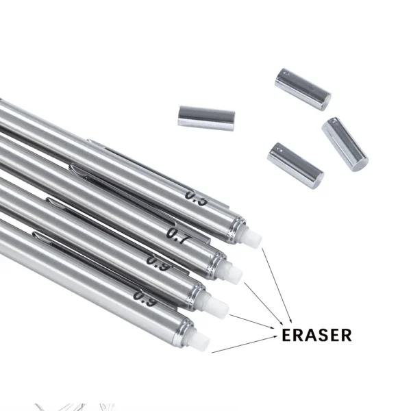Sa61705b048554f55a1efe18ee8db185b9.webp Metal Mechanical Pencil Set with Grip