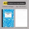 Sab05611d08414e1abc49433b1bb36f51F.webp Marble Composition Notebook Set A5 (3 pcs)