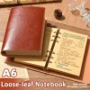 Vintage PU Leather Loose-Leaf Notebook
