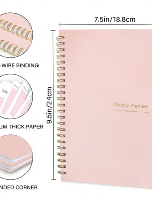 52-Week Undated Weekly Planner A5
