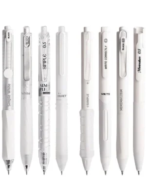 Sb7078f83aea14c03a6bb00ec3f2ee413m.webp Minimalist Solid Colour Gel Pens (5 pcs)