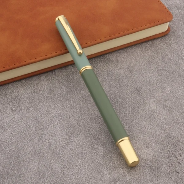 Matte Green Metal Fountain Pen