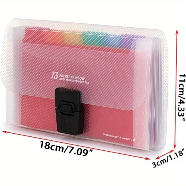 Sc36abbdfa537472d83c0fbd370cd560bx.webp A6 Receipt & Card Expanding Wallet (13 Pockets)