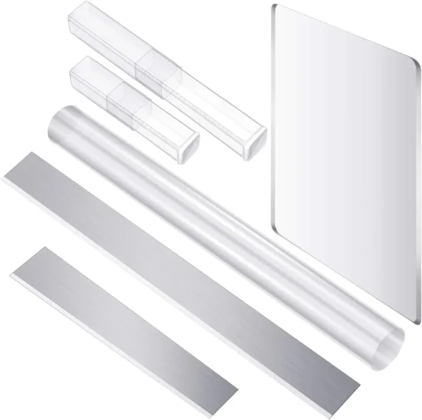 Acrylic Clay Roller & Cutter Tool Set (4 pcs)