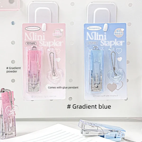 Clear Mini Folding Stapler