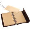 Retro Leather Pocket Journal with Kraft Refill