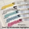 Window Tip Double-Ended Highlighters (5 pcs)