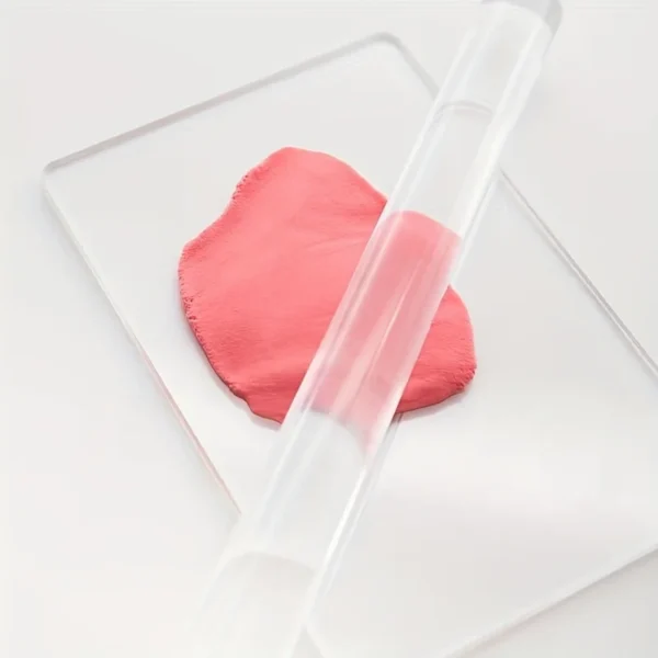 Acrylic Clay Roller & Cutter Tool Set (4 pcs)